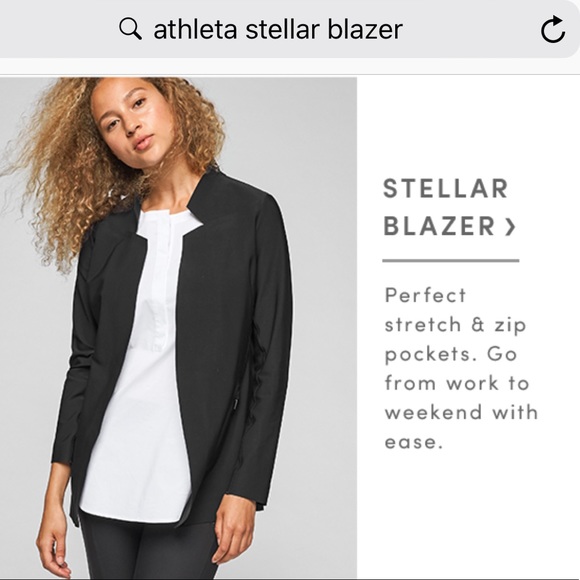athleta stellar blazer